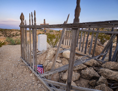 Fenced Grave of Civil War Veteran