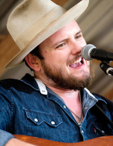 Paul Cauthen performing in Luckenbach - 1