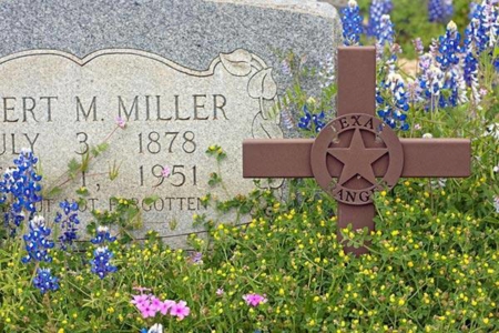 Resting place of Texas Ranger