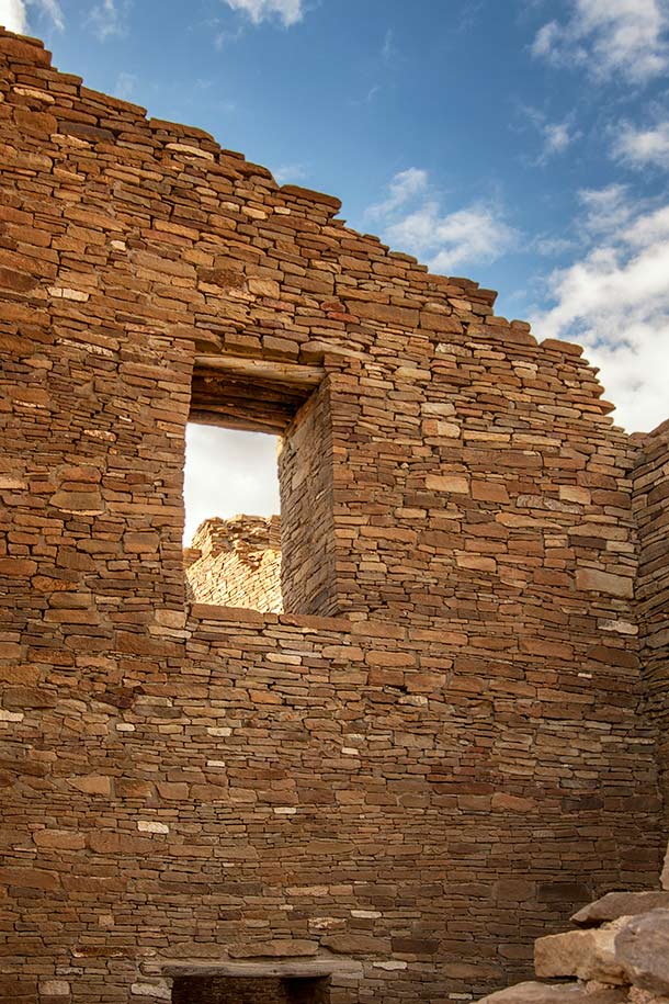 Pueblo Bonito Detail - Chaco Canyon