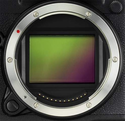 Fujifilm GFX 50S - Mount and Sensor Detail